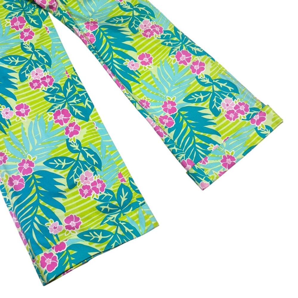 Lilly Pulitzer Amelia Cuffed Pants with White Label - Size 4. - Picture 4 of 6